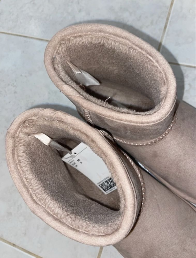 Botas de pelo quentes