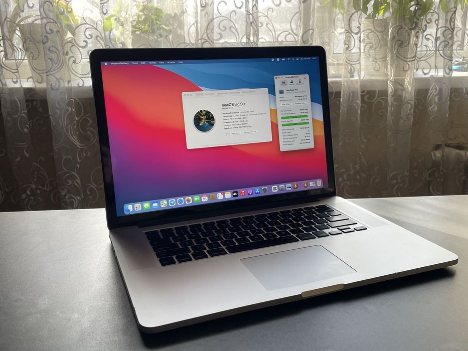 MacBook Pro з новим Акб (Retina, 15”, Mid 2014) 256gb ssd — A1398