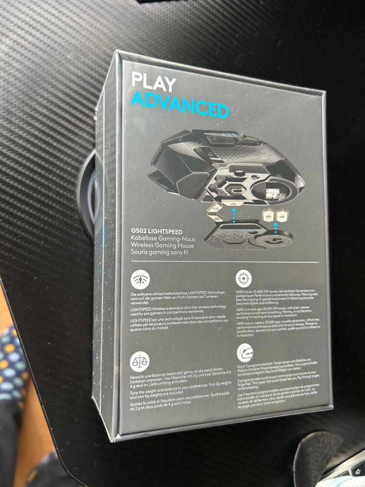 Rato Gaming Logitech G502 HERO – Novo, Nunca Usado