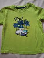 Koszulka z krótkim rękawem, t-shirt, lupilu 86/92 zielona