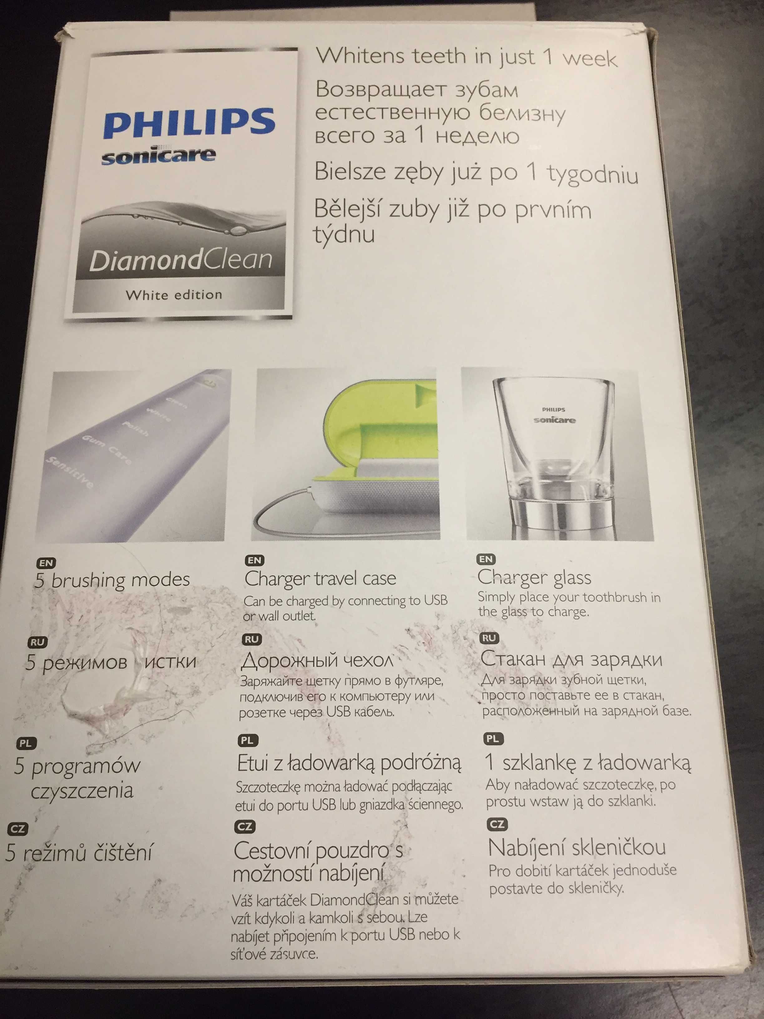 Philips akcesoria do szczoteczki Sonicare DiamondClean, ładowarka..