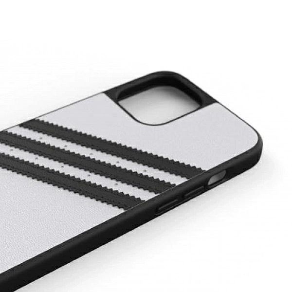 Etui Adidas OR Moulded Case PU na iPhone 12 Pro Max - biało-czarne
