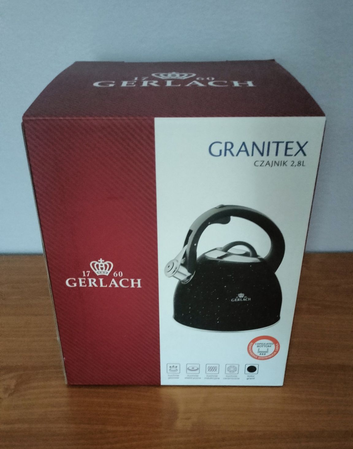 Czajnik Granitex 2,8 litra Gerlach