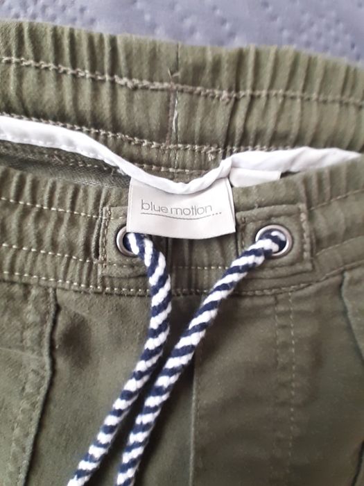 Spodnie jogery khaki BLUE MOTION r. M bawełna