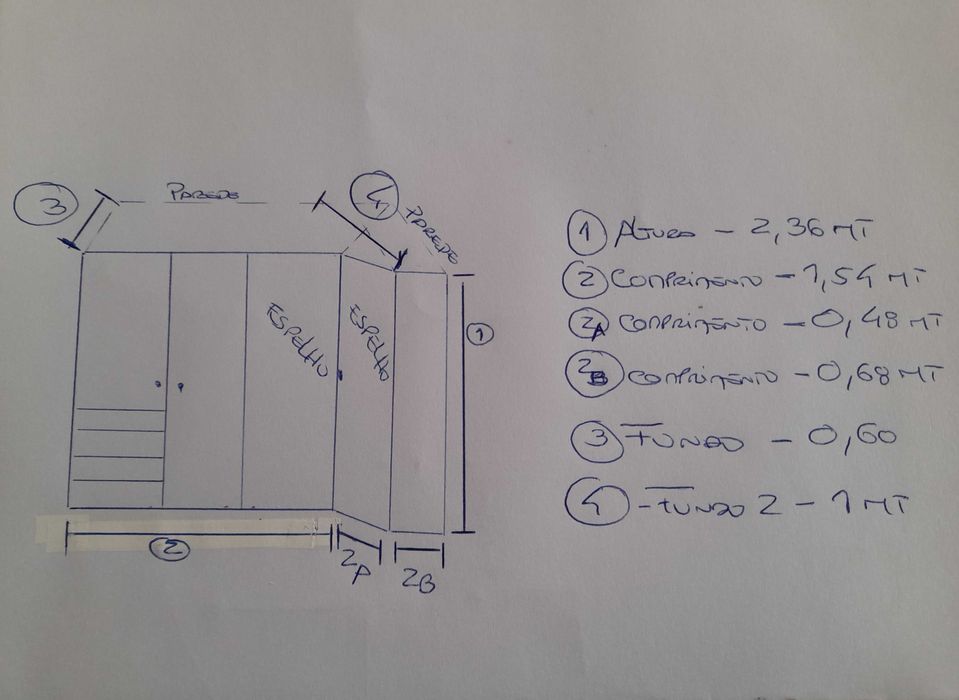 EXCELENTE Roupeiro de canto IKEA