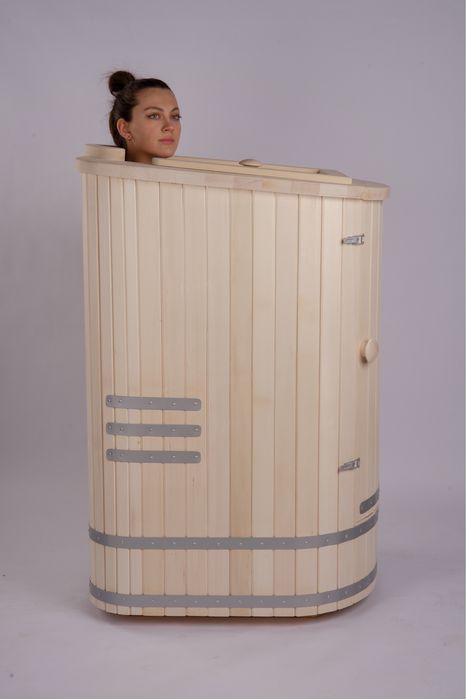 Sauna ziołowa z drewna lipowego – mini SPA, fitosuna