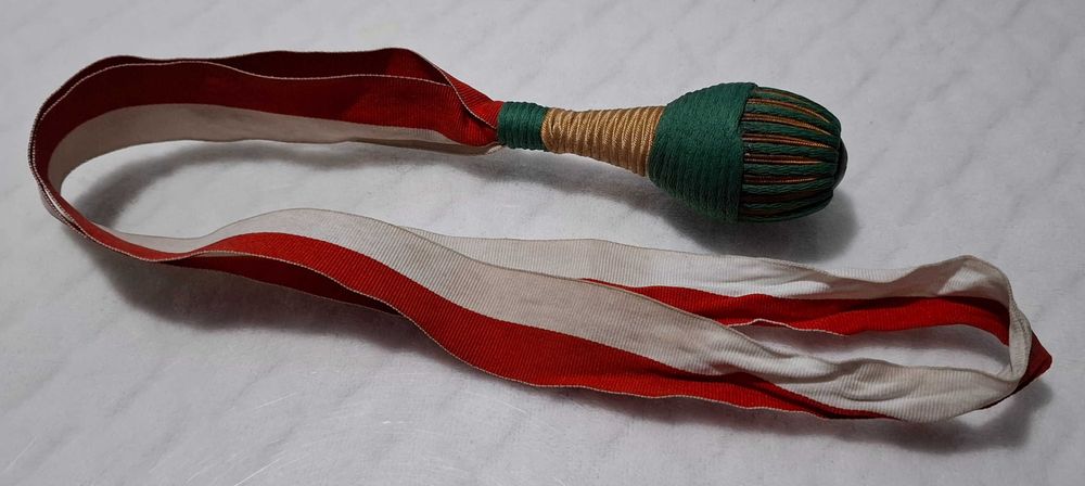 Temblak, ozdobny, honorowy, górniczy do szpady, szabli, kordzika itp.