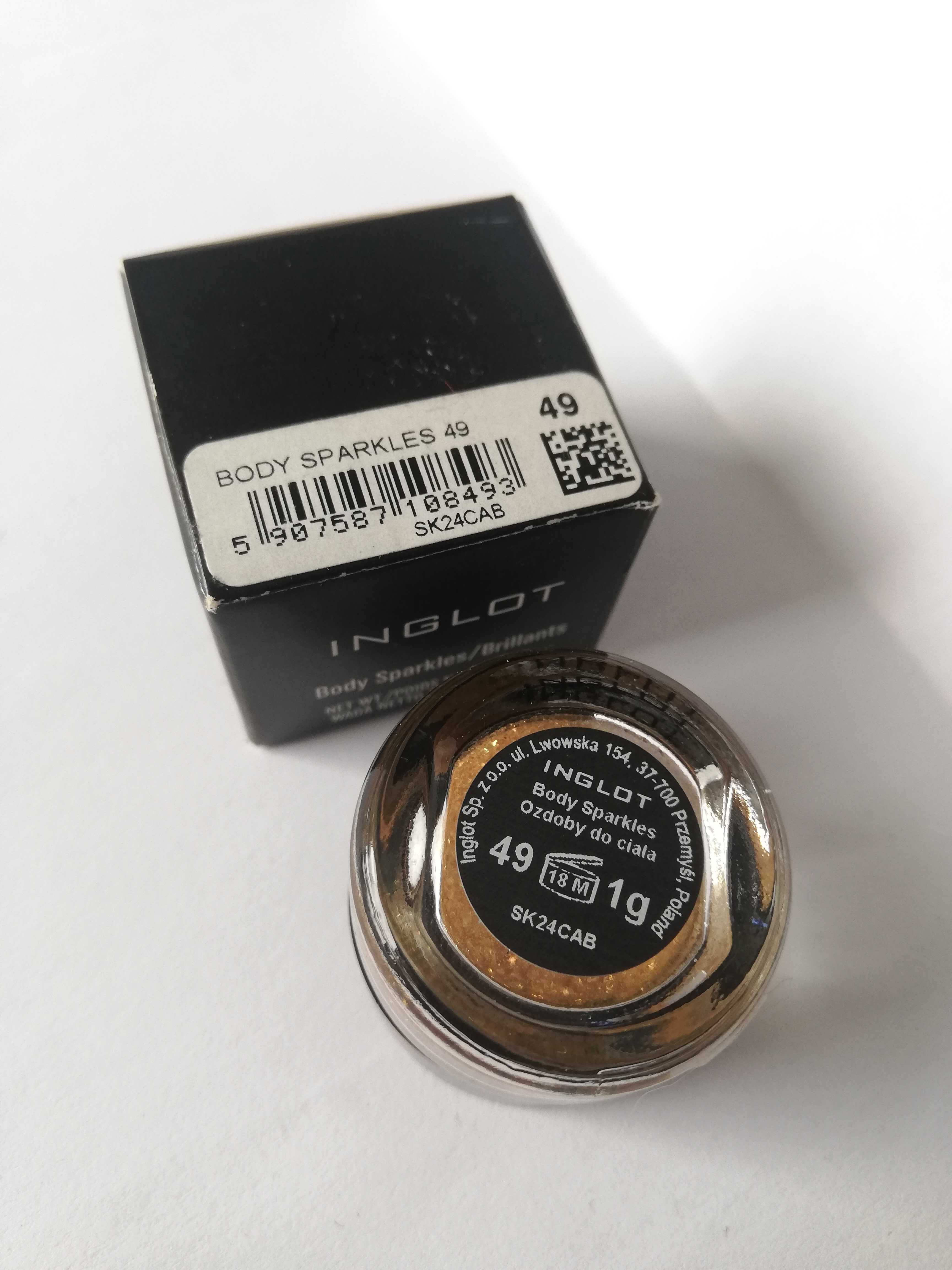 Inglot nowy cień body sparkles 49