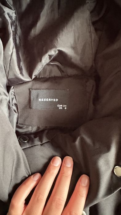 Długa kurtka damska Reserved rozmiar 34