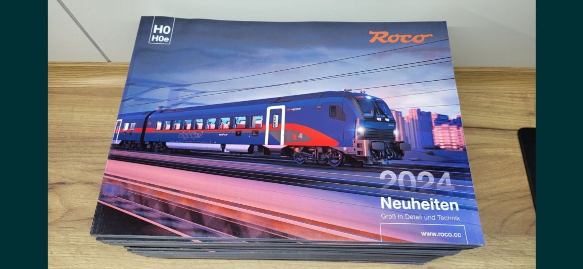 Roco katalog nowości H0 2024 rok PKP ĆD DB 220 stron NOWY okazja