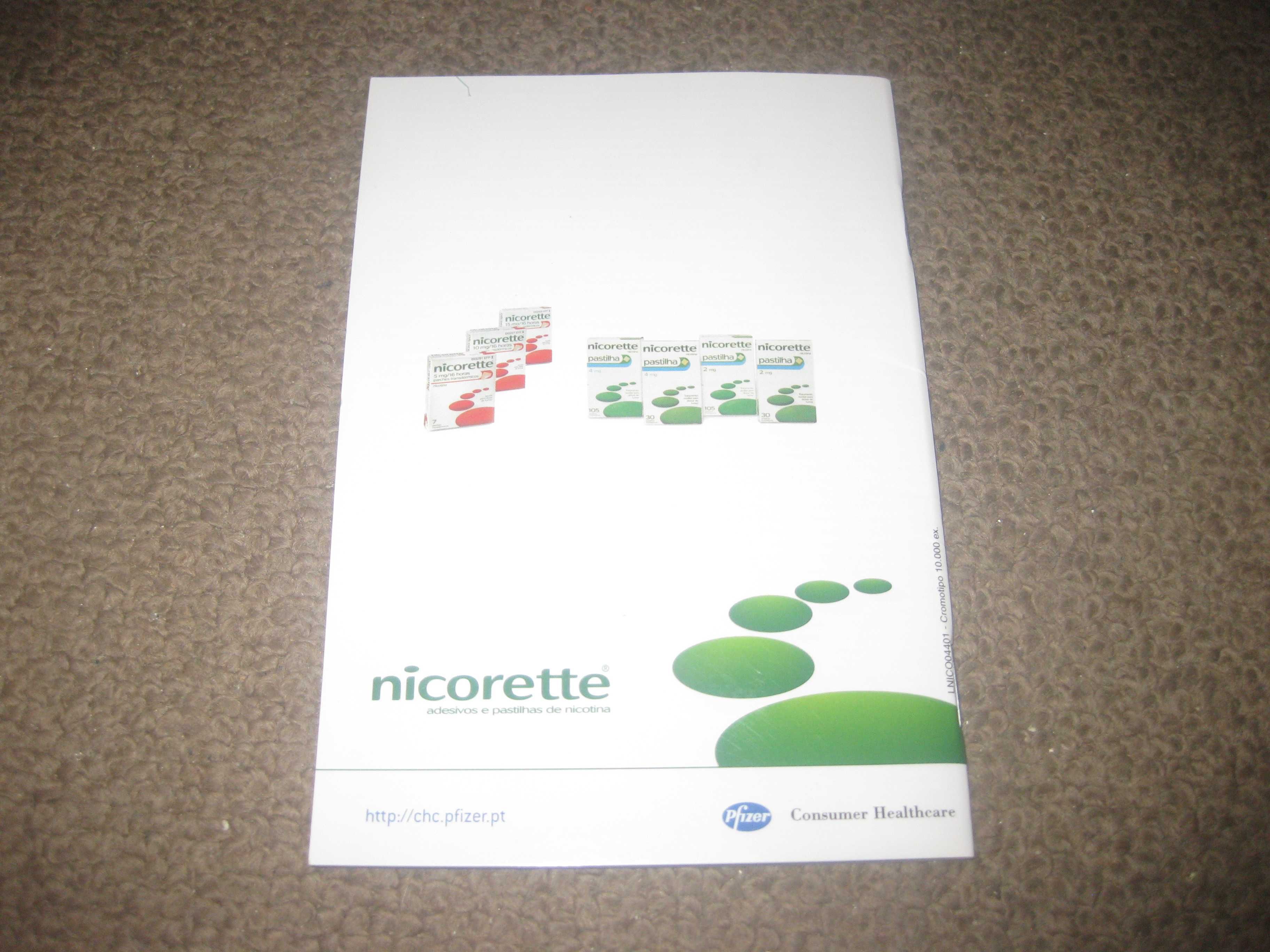 Livro de Bolso da Nicorette “Deixar de Fumar?”