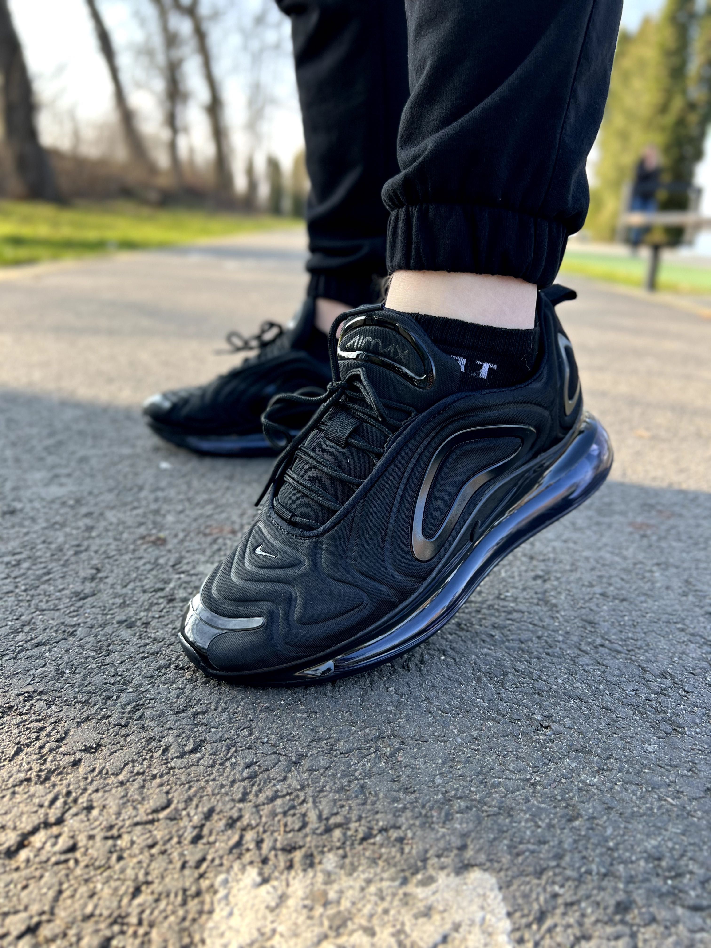 Мужские кроссовки Nike Air Max 720 Black. Размеры 40-45