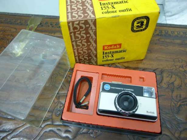Máquina Kodak Instamatic 155-X - vintage com estojo original