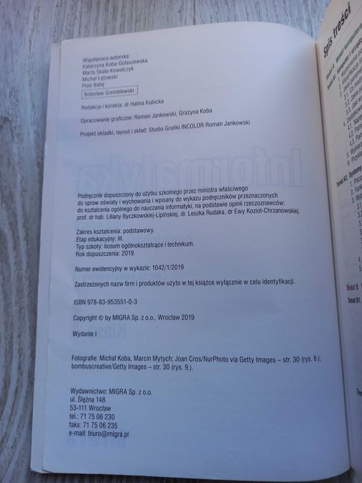 Terazbajty 1 zakres podstawowy