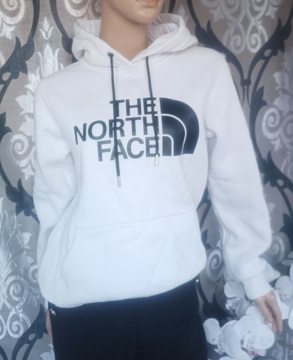 Tnf biała bluza damska z kapturem M/L