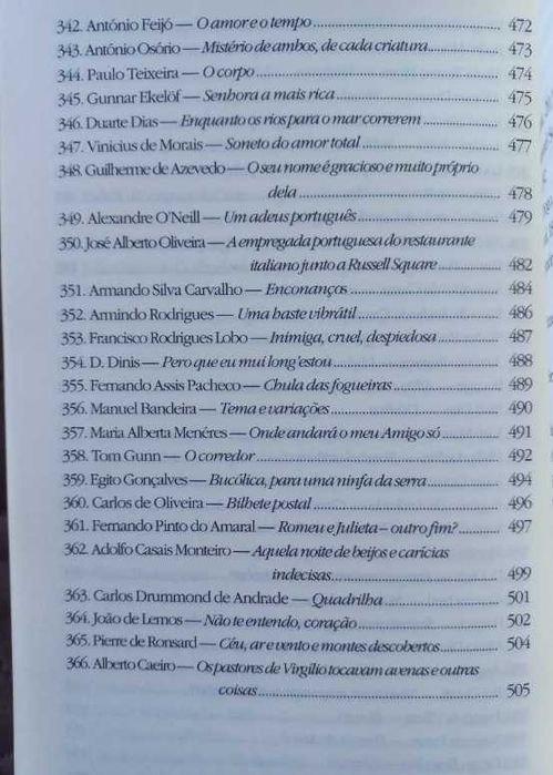 366 Poemas que Falam de Amor - Vasco Graça Moura