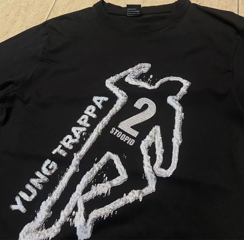 Yung trappa merch 2 stupid t shirt