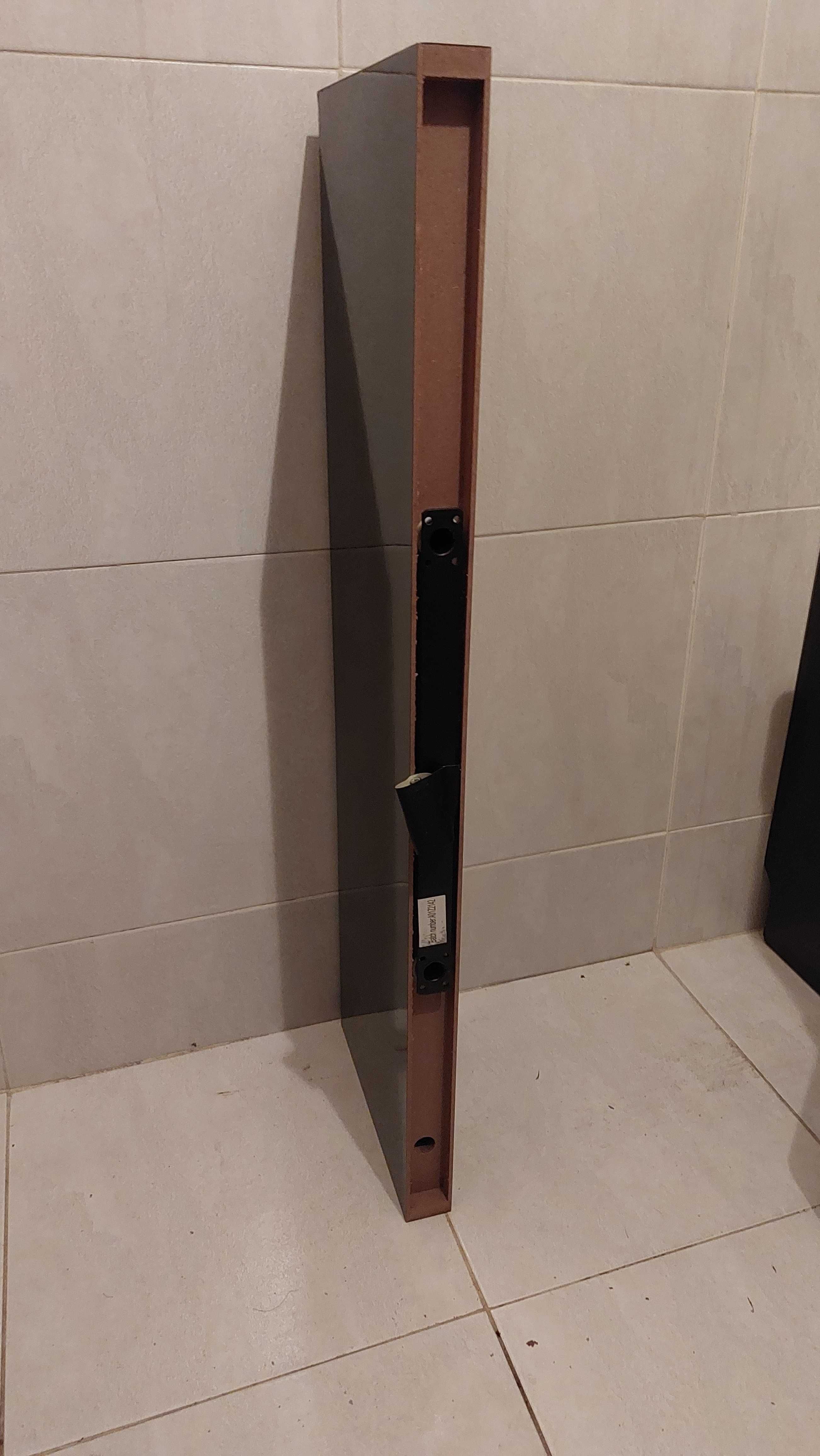 Prateleira preta 80cm (fixação invisível)