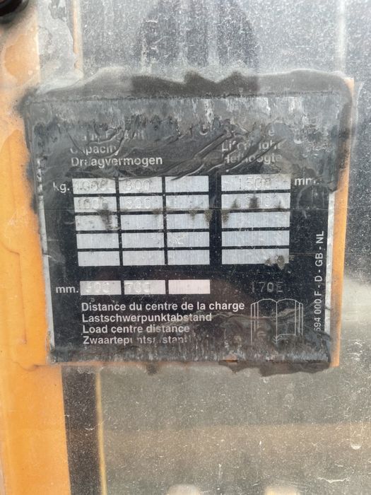 Штабелер Вантажопідйомності 1000кг Електрична , висота підйому 180