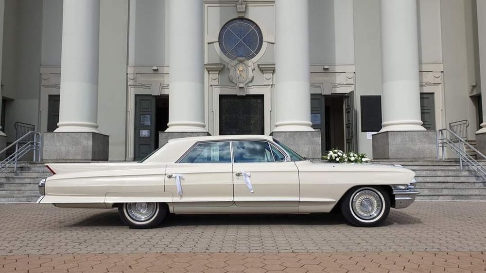 Auto do ślubu , sesje Cadillac Deville 1962. Skrzydlak ! Piękny
