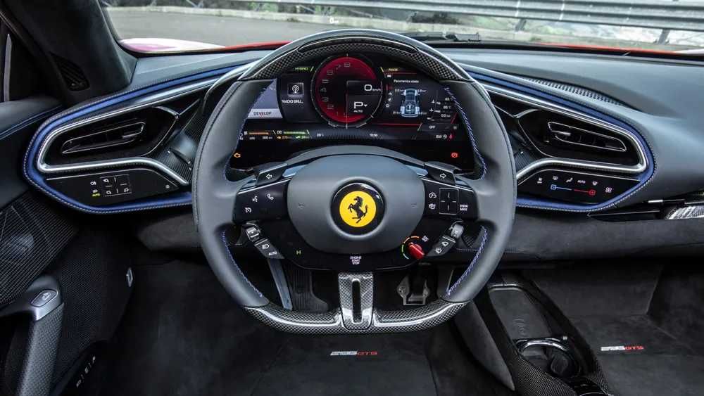 Ferrari 296 GTB GTS - Head Up Headup Display licznik wyświetlacz ekran