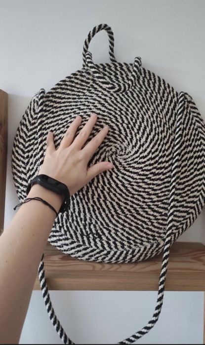 Torba pleciona plażowa