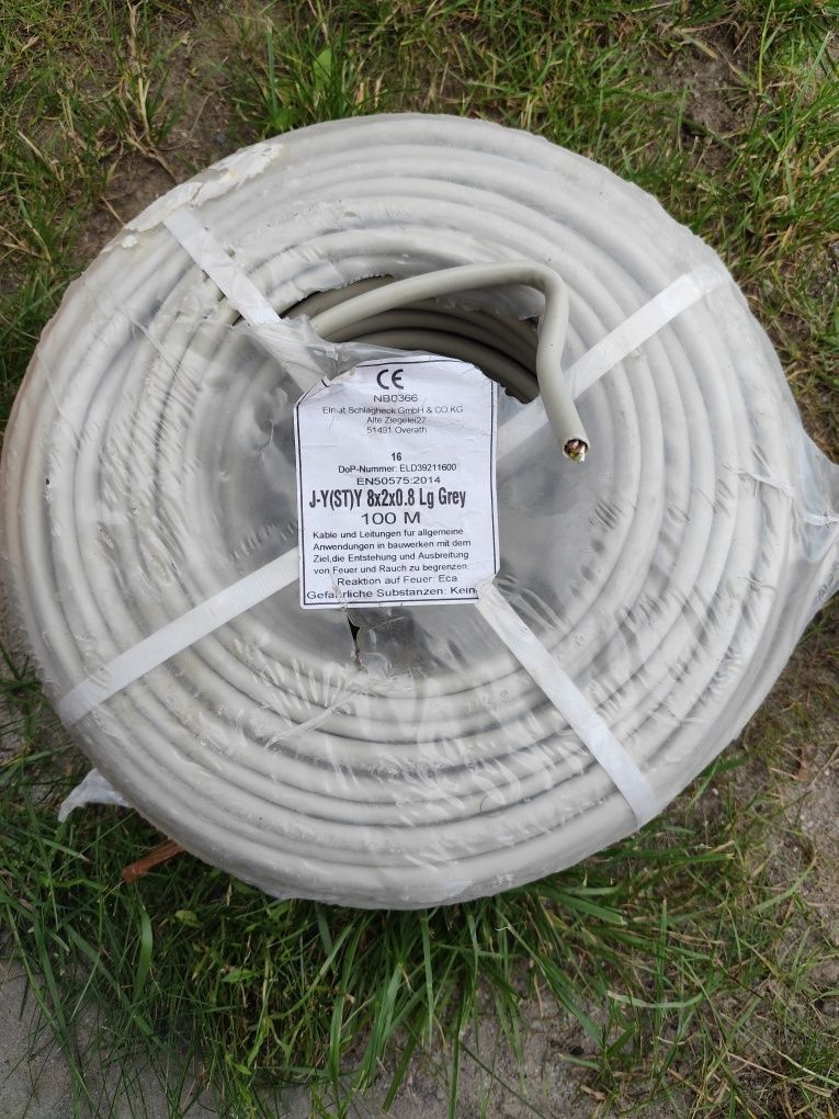 Kabel, przewód telekomunikacyjny 100m okazja
