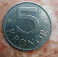 Moneta 5 Kronor 1978