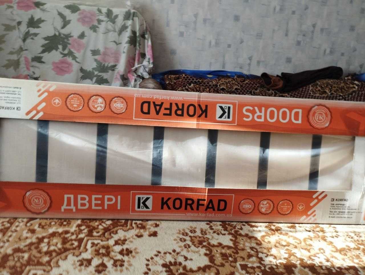 Двери PD-01 "Korfad" ПВХ плёнка БЕЛЫЙ ДУБ! Хорошего качества! НОВЫЕ!