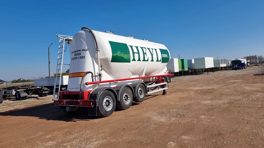 Kassbohrer 54.000zł netto SILONACZEPA KASSBOHRER SSL40 2003rok ALUMINIOWA St. bdb MOŻLIWOŚĆ TRANSPORTU