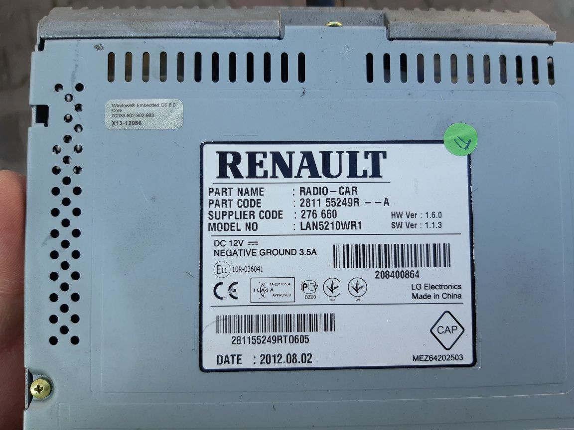 Radio Nawigacja Renault Clio VI 4 Orginal