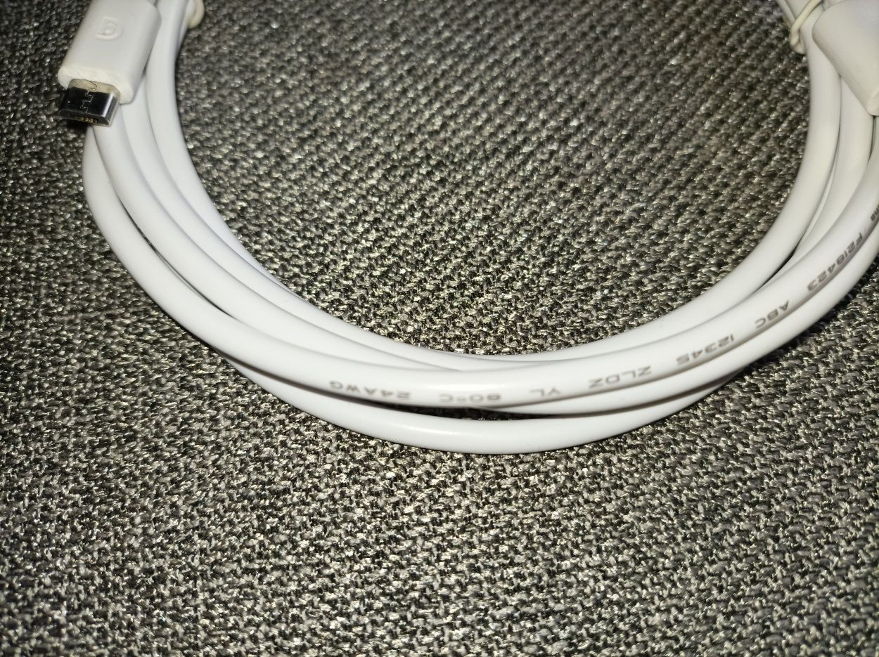 Кабель 2m Redmi микро USB 2.4 A (длина 2м)