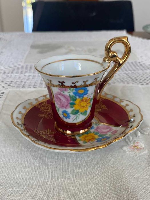 Chávena de cafe em porcelana japonesa