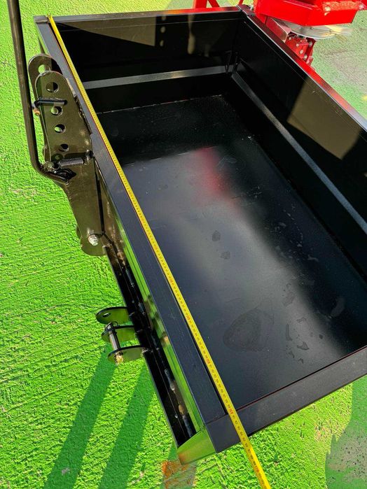 Skrzynia transportowa paka 1,65 m tuz tył/przód uchylna z lemieszem