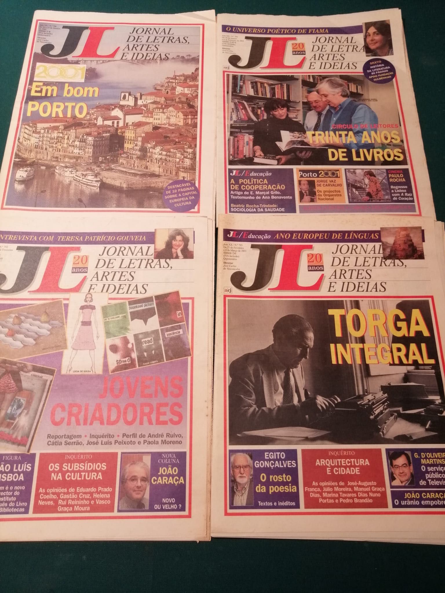 JL - Jornal de Letras, Artes e Ideias / 2001-02