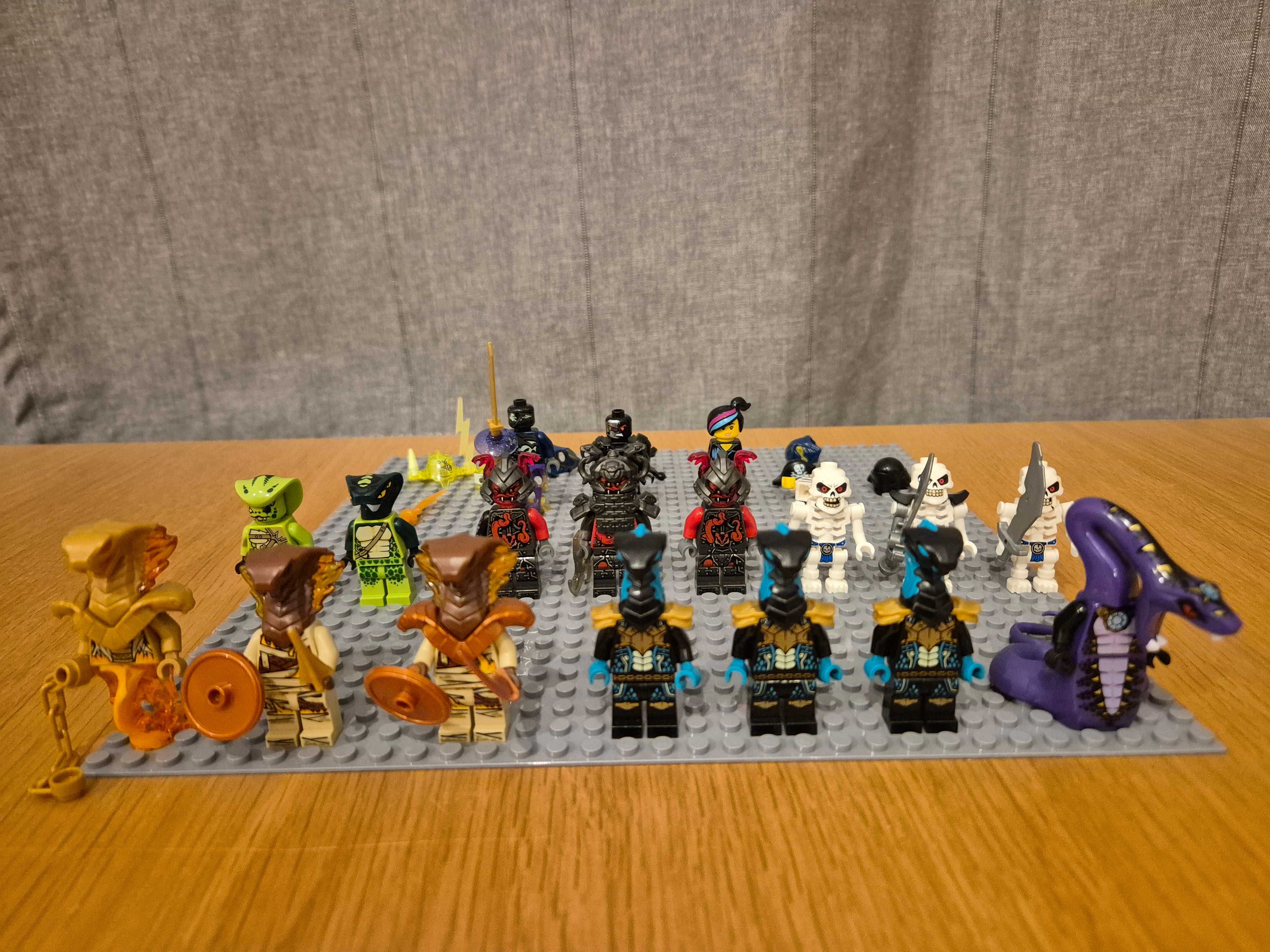 LEGO Ninjago figurki zestaw Pythor Aspheera Pyro Tannin Skulkin Spitta