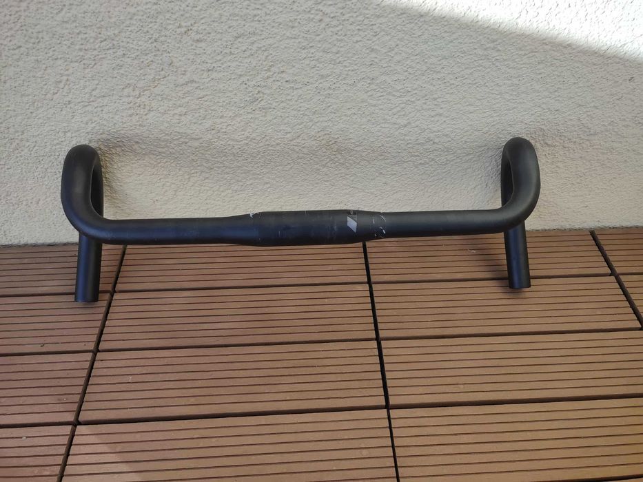 Kierownice gravelowe 420mm szerokości, drop 130mm, reach 95mm - 2 szt