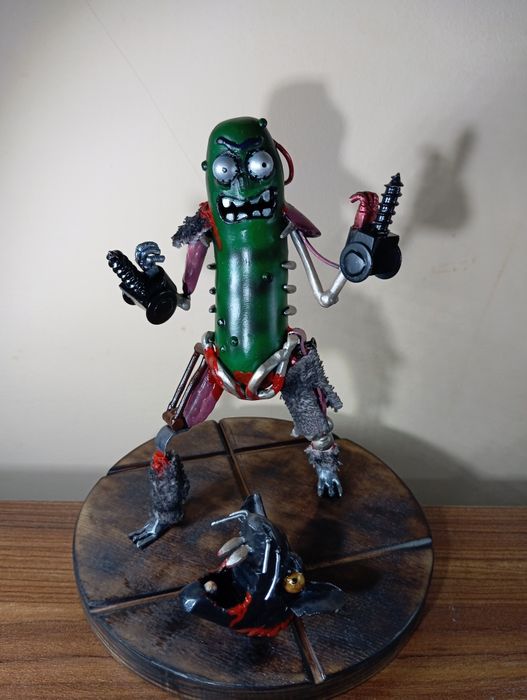 Ручная работа -Фігурка "Огурчик Рик"