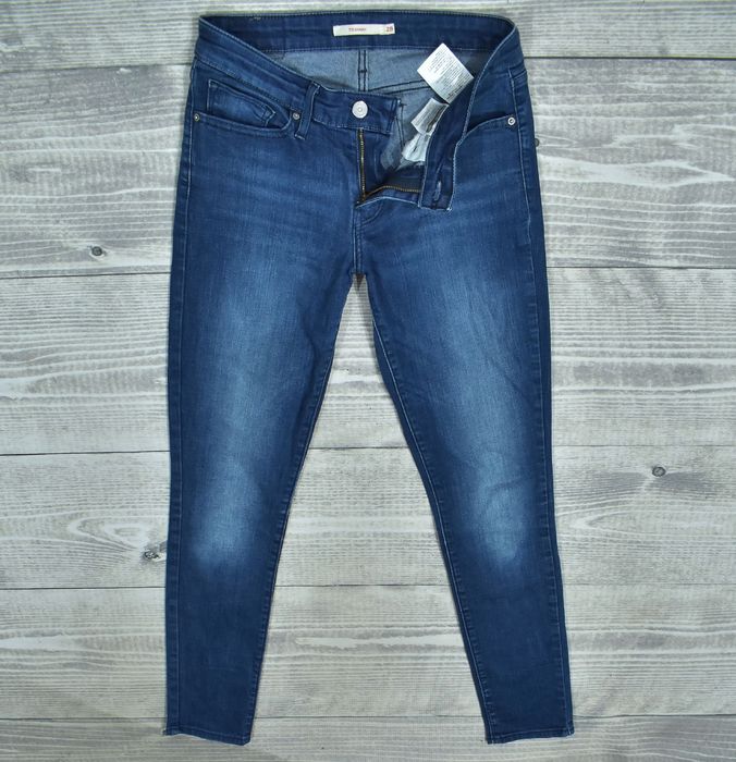 Levis 711 Skinny Damskie Spodnie Jeansowe Jeansy W28 L32