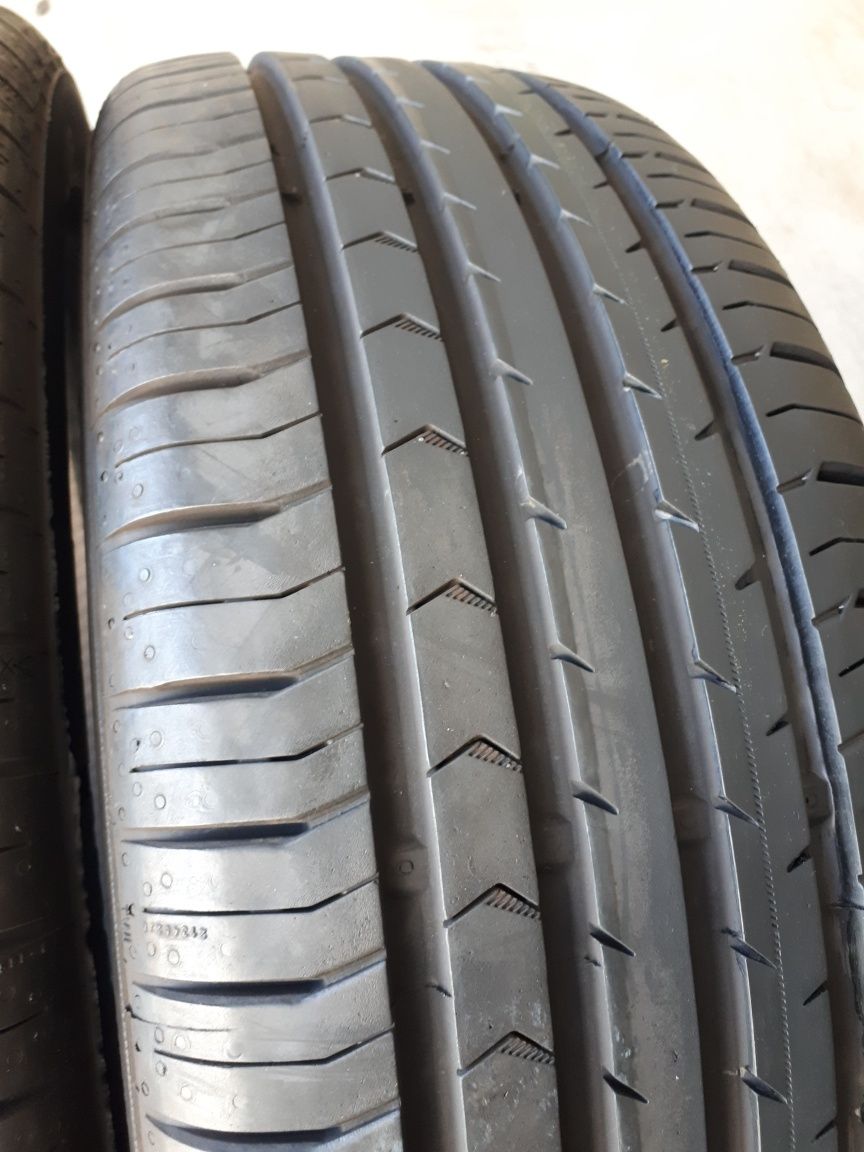 Dois pneus igual a novos 99% piso 195/55 r16 Continental p/ Renault C