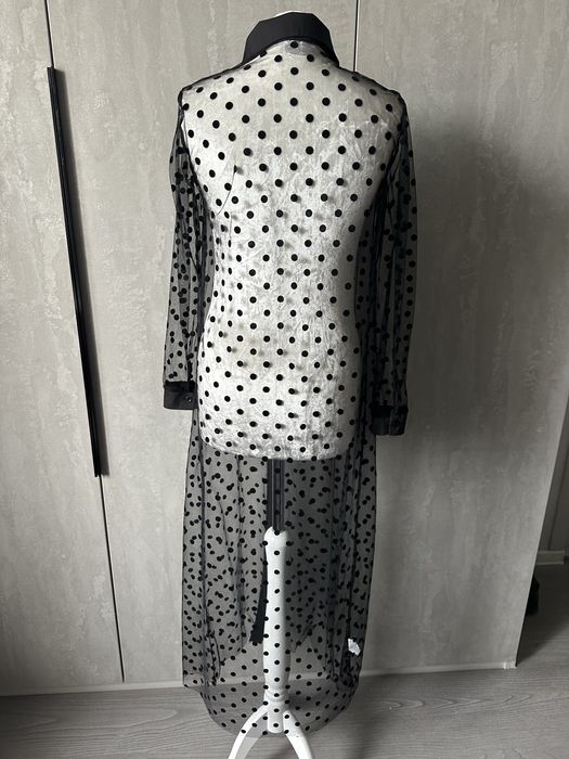 Платье база сетка прозрачное S