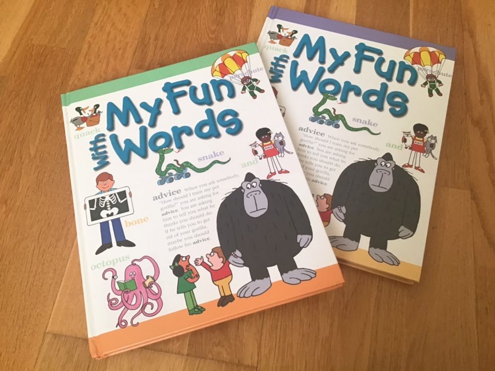 Словничок для дітей англійською The My Fun with Words (2 тома)