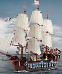 Statek Imperial Admiral z klockow 1717części piraci z Karaibów okręt