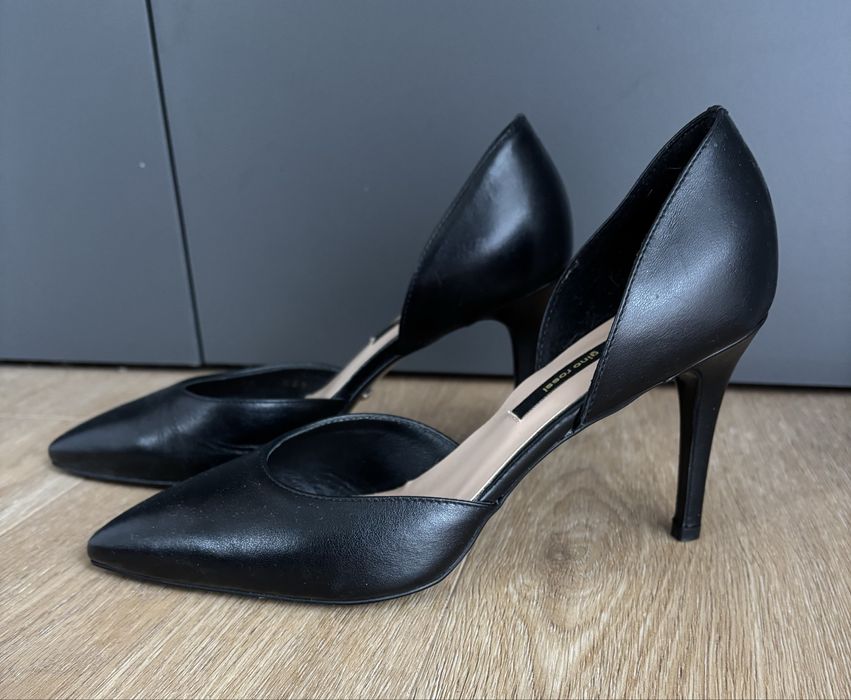 Czarne szpilki GINO ROSSI roz. 37,5