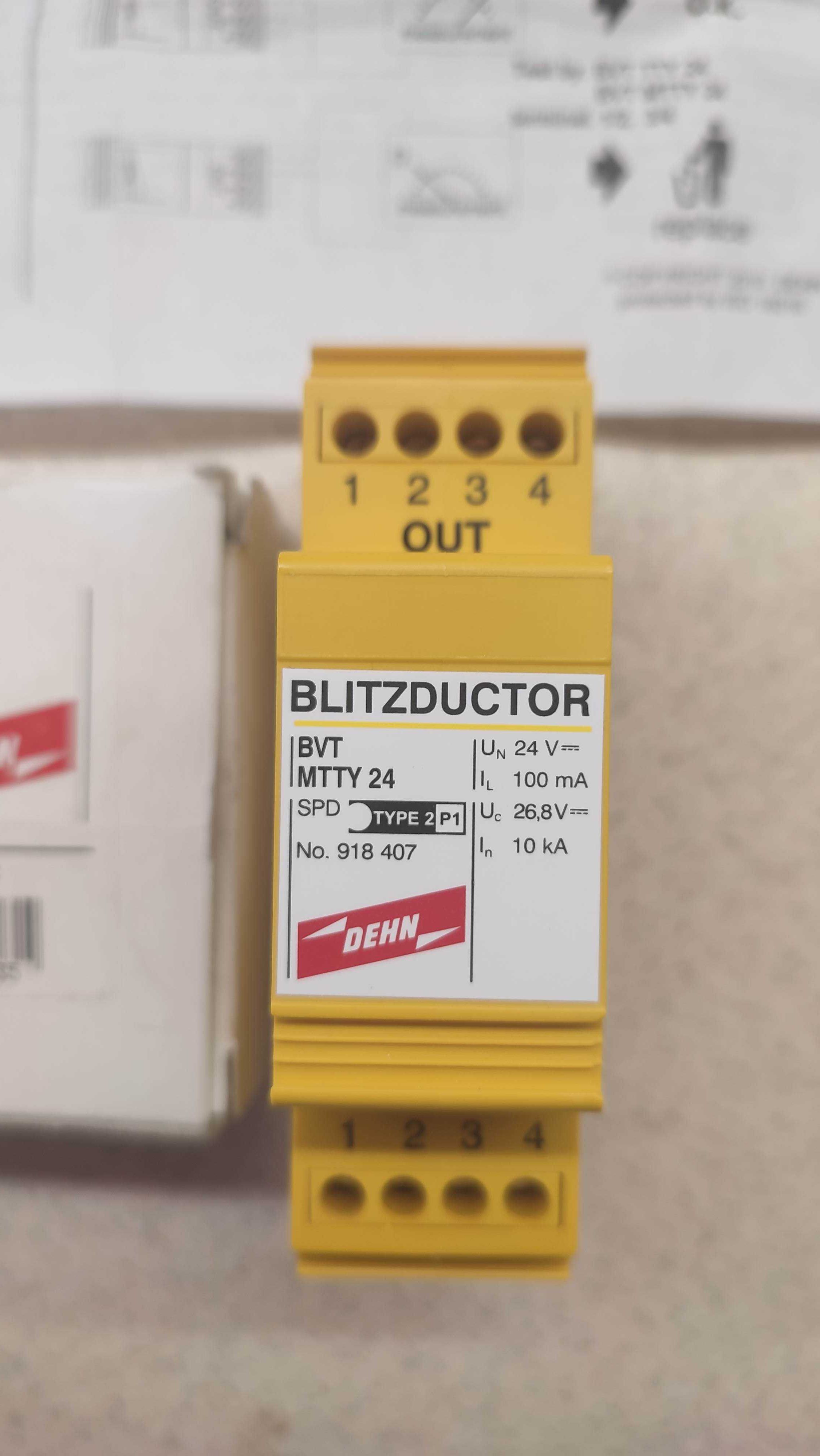 Ogranicznik przepięć Blitzductor vt BVT MTTY 24 Nowy