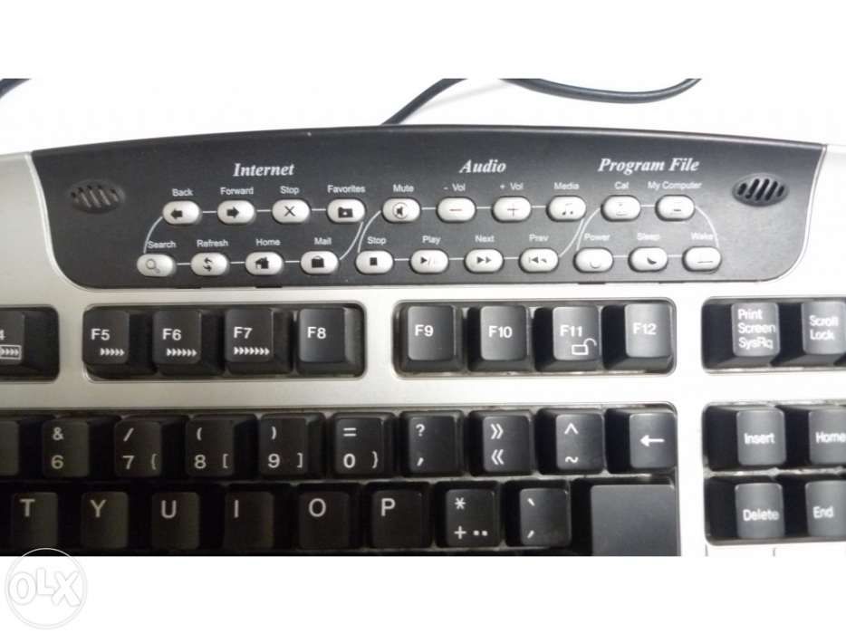 Teclado e rato de pc