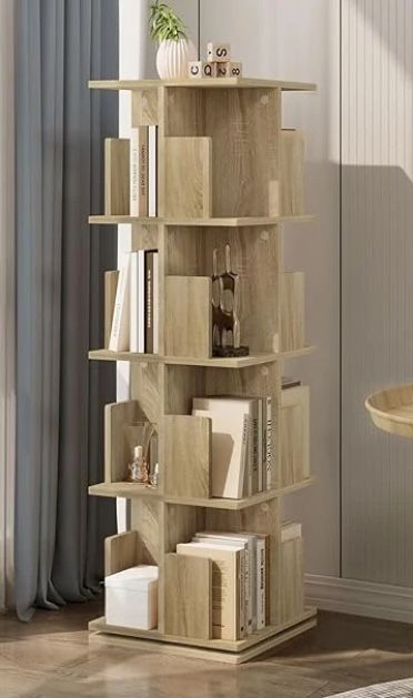 Obrotowy regal na książki 360 stopni