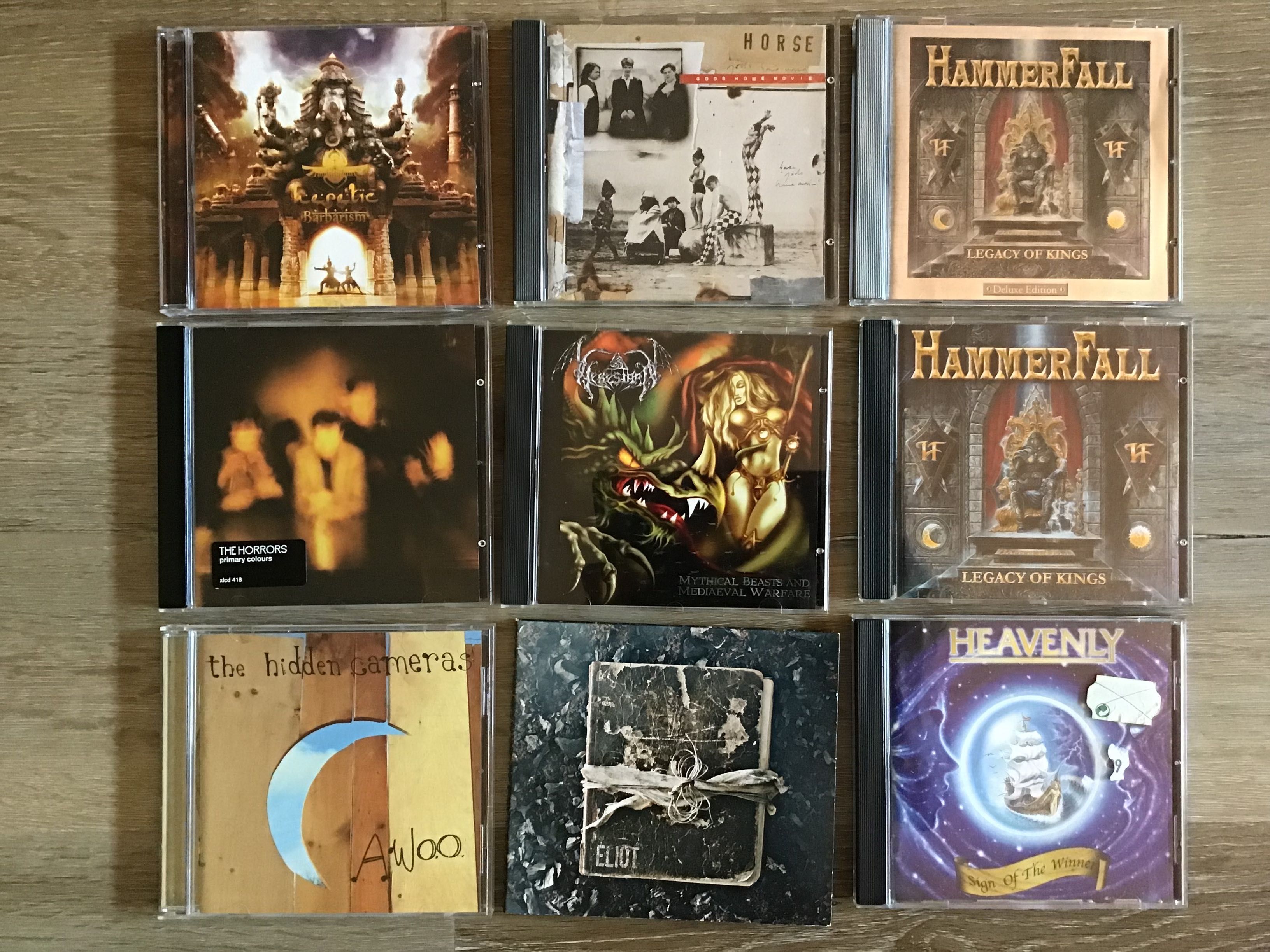 CDs metal , rock vários ,  letra G+H todos a 2€