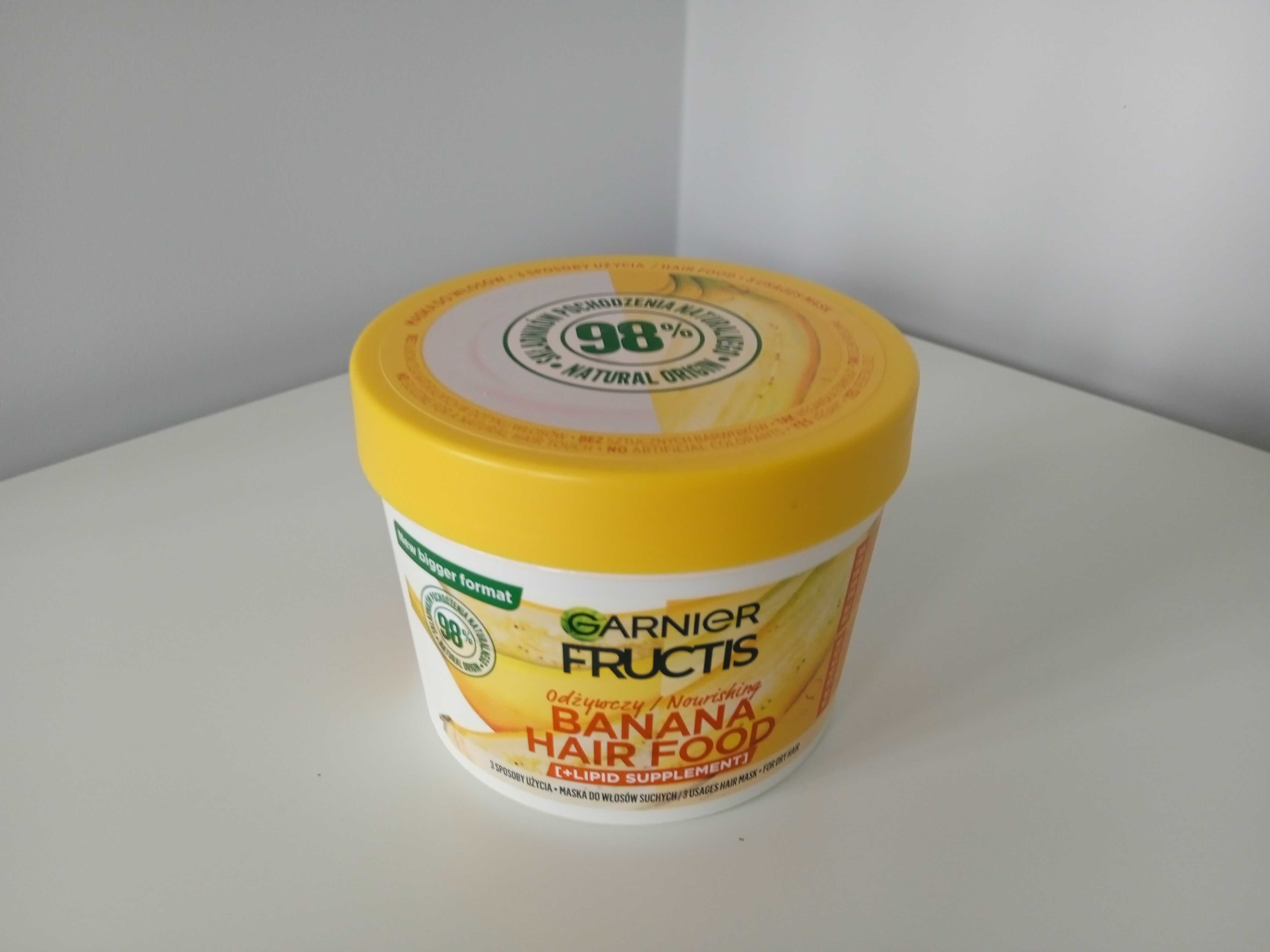 Garnier Fructis Hair Food Banana Odżywcza Maska Do Włosów Suchych