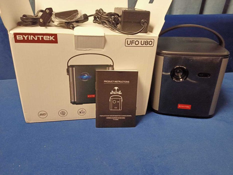 DLP Проектор Byintek U80Max акумулятор 15000мАг, офіційний, гарантія